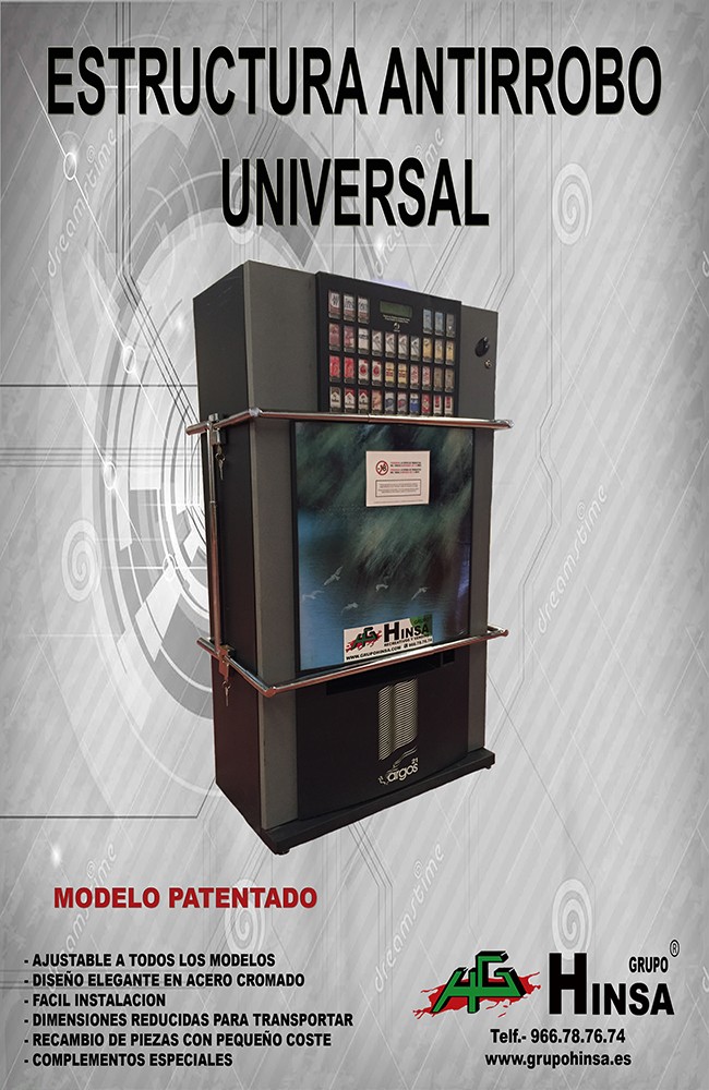 estructura antirobo universal - seguridad para maquinas