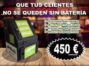 Máquina de recarga para teléfonos móviles